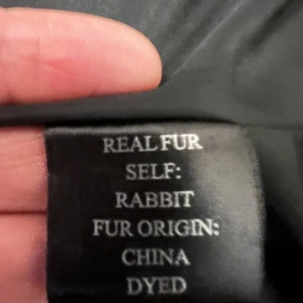 Adrienne Landau Rabbitt Fur Coat - Picture 3 of 4